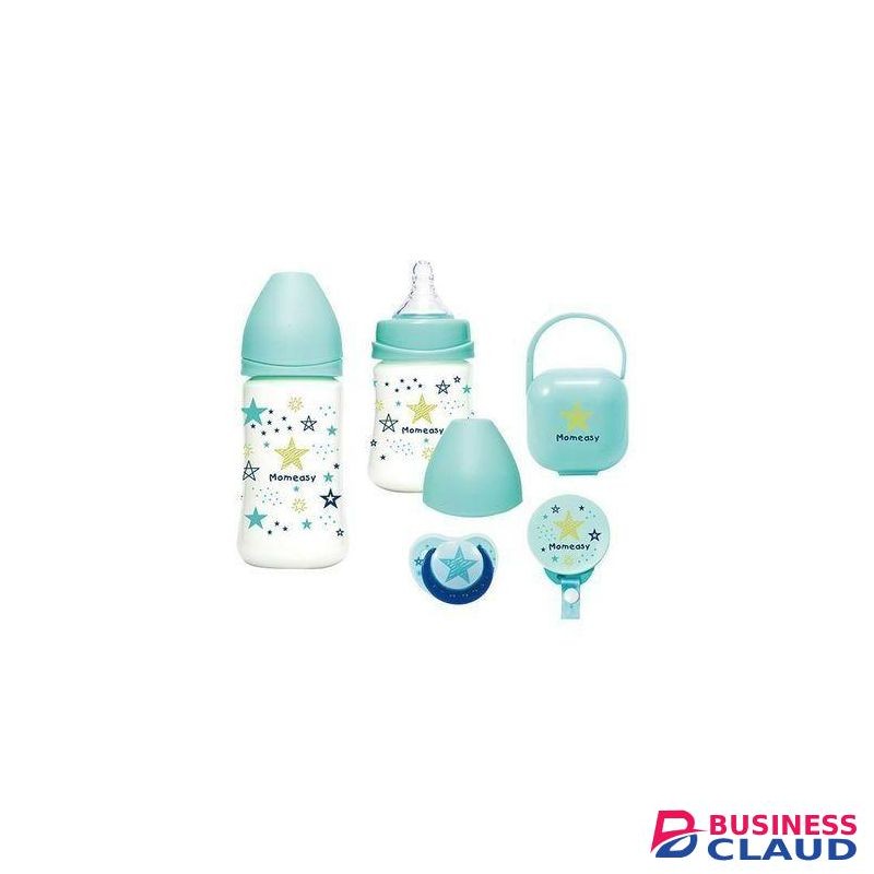 Momeasy Baby Feeding Gift Set With Bottles And Pacifier