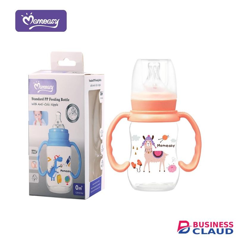 Momeasy Baby Feeding Bottle with an anti-colic nipple. 120ml