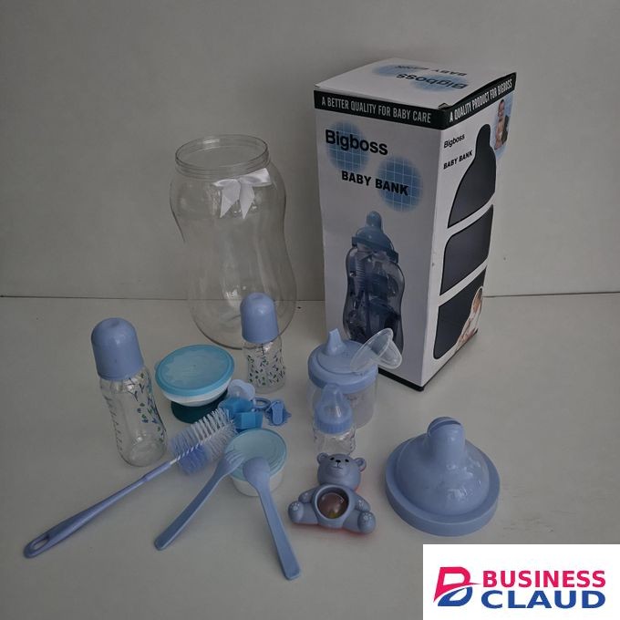 Feeding Bottle Bank Gift Set – Complete Baby Feeding Bottles & Accessories Pack
