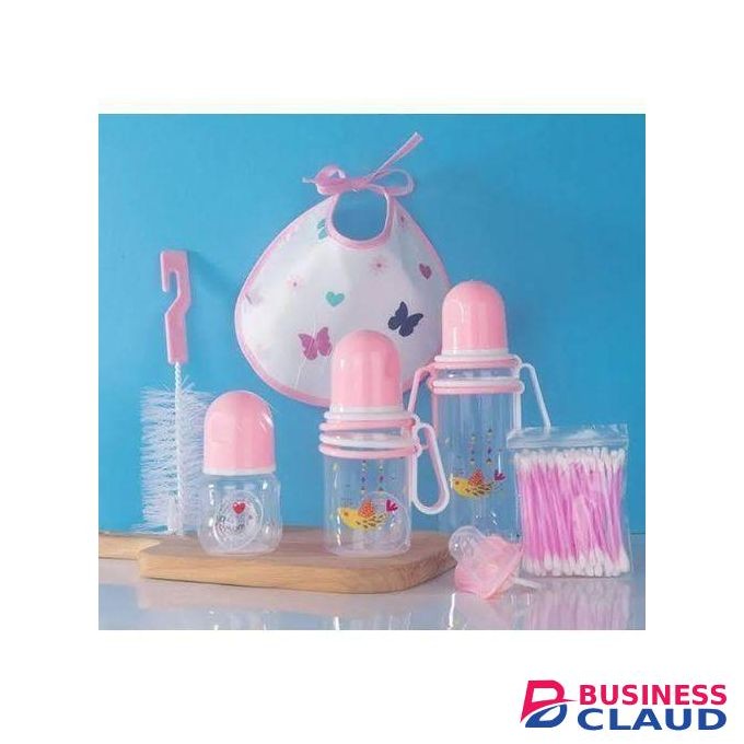 8 Baby Complete Infant Feeding Set Pink Edition