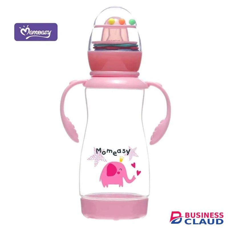 Mom Easy Baby Feeding Bottle With Anti-colic Nipple 240ml