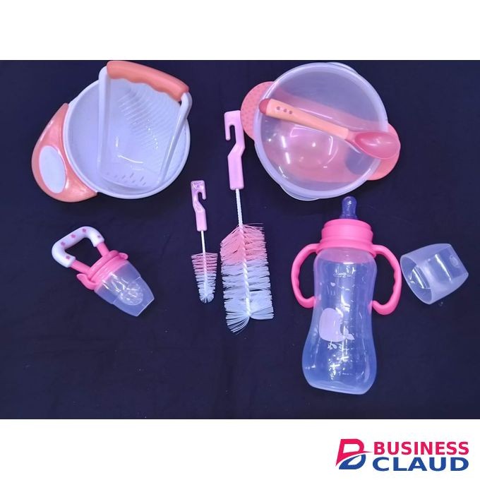 5 Pack Baby Weaning , Masher,feeding Bottle, ,feeding bowl pair bottle of brushes pacifiers