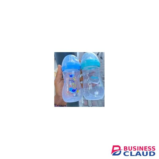 Premium 2-Piece BPA-Free Feeding Bottle Set - 240ml Anti-Colic Baby Bottles with Soft Silicone Nipples - Leak-Proof Wide-Neck Infant Nursing Bottles for Newborns and Toddlers