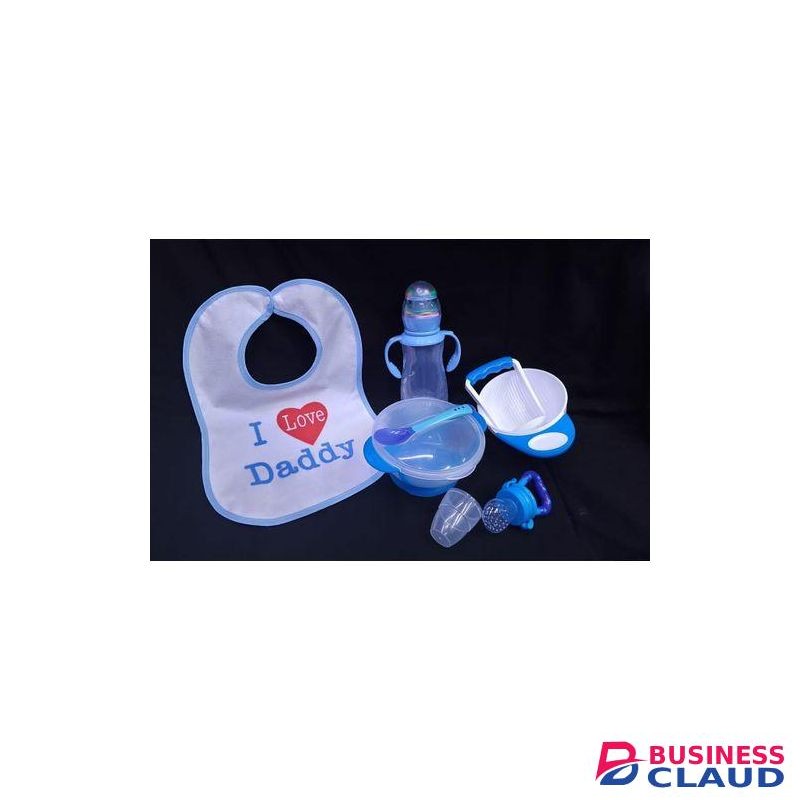 5 Set Weaning : Bib, Masher,fruit Pacifier,feeding Bottle,feeding Bowl