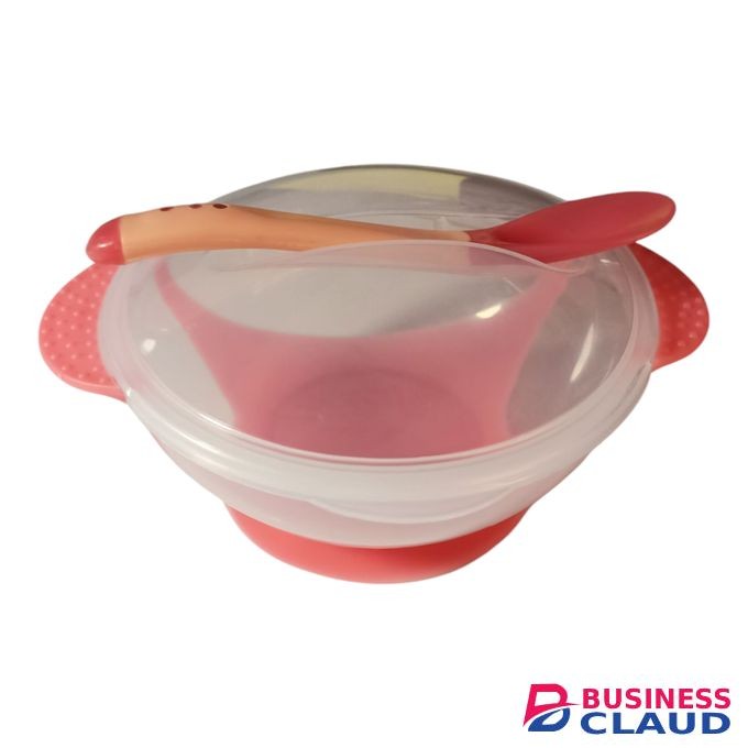 Baby Learning Dishes Bowl With Suction And Spoon