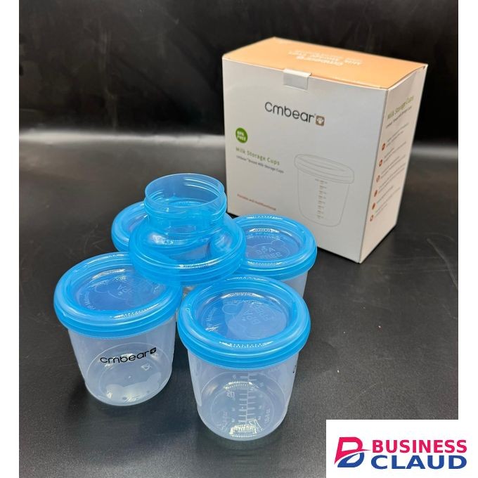Breast Milk Storage Cups Cmbear Portable & Multifunctional (Set Of 4 Cups)