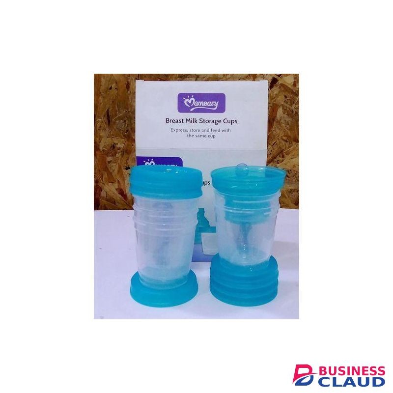 Milk storage cups