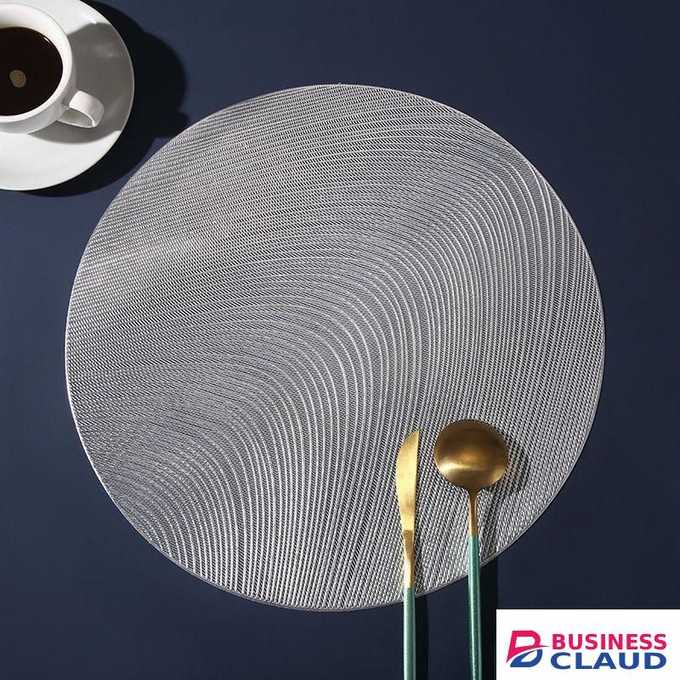 6 pcs round dining tablemats