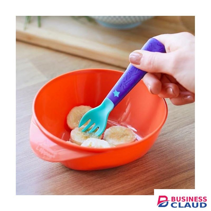 tommee tippee asi Scoop Baby Feeding Bowls with Triangular Base and Ergonomic Handle, Stackable, Pack of 4