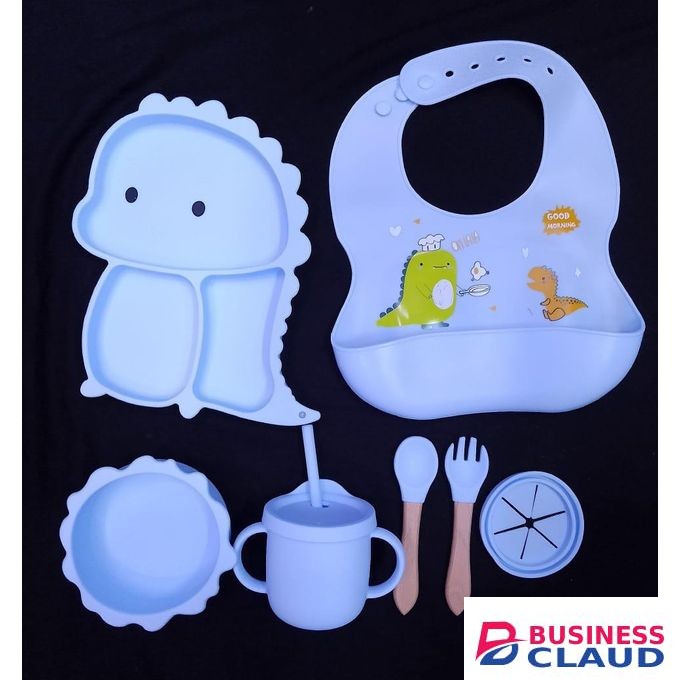 Baby Silicone Feeding Tableware Set
