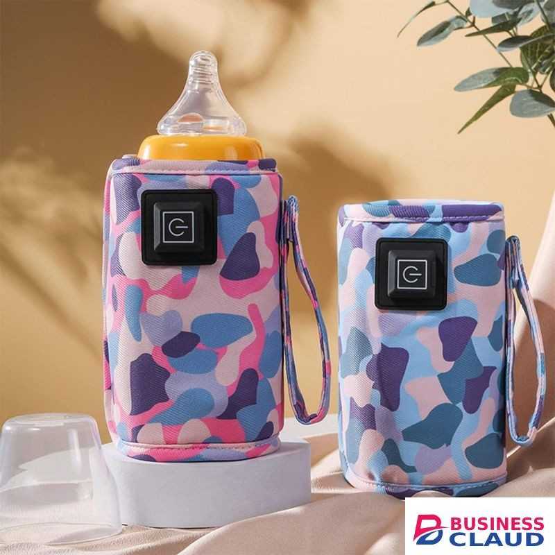 USB Milk Warmer Bag - 3 Gears Temperature Adjustable Bottle Warmer, USB Outdoor Baby Feeding Milk Bottle Warmer Thermal Bag,