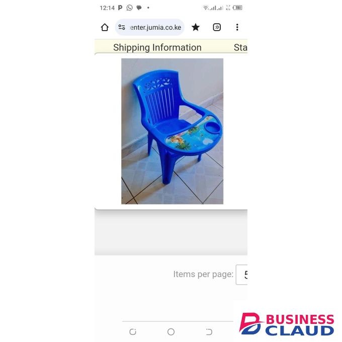 Baby feeding chair with support
