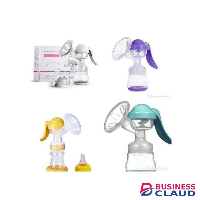 Manual Breast Pump with Free Baby Bottle Feeding Cap