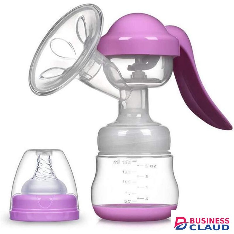 Portable Manual Breast Pump Baby Nipple Feeding Bottle