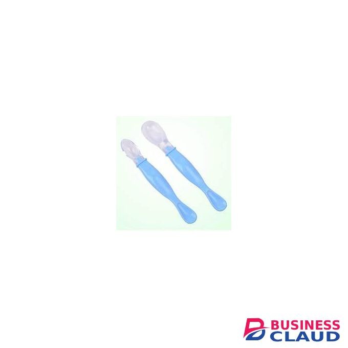 Dual-Sided Silicone Baby Feeding Spoon