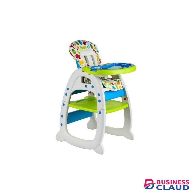TOP 2 Convertible Baby High Chair/Feeding Chair - Blue/ Green