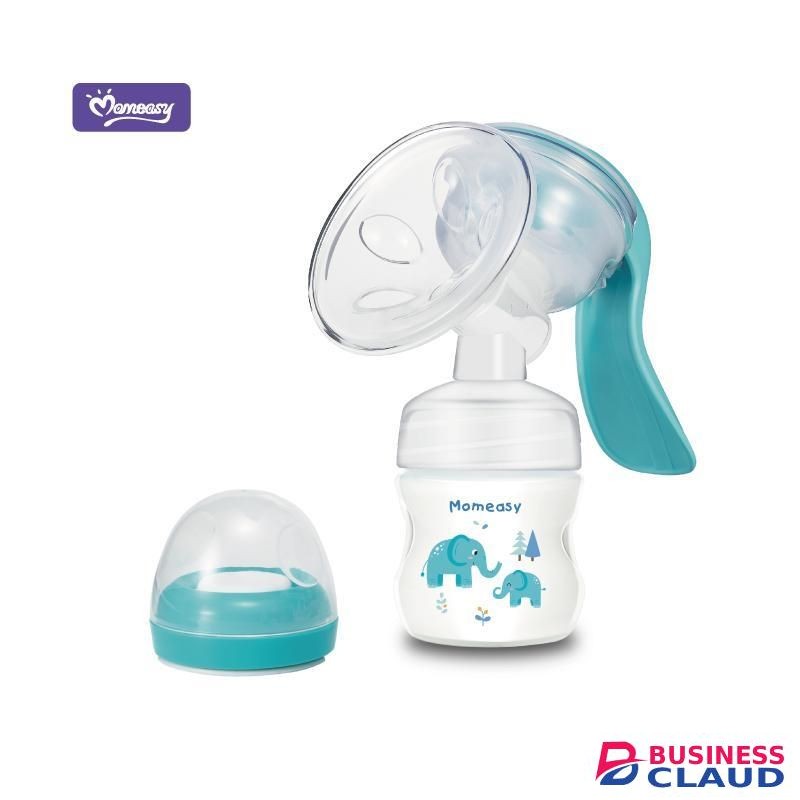 Manual Breast Pump Milk Extractor Massage Breast Milk Pump with PP Feeding Bottle for Baby