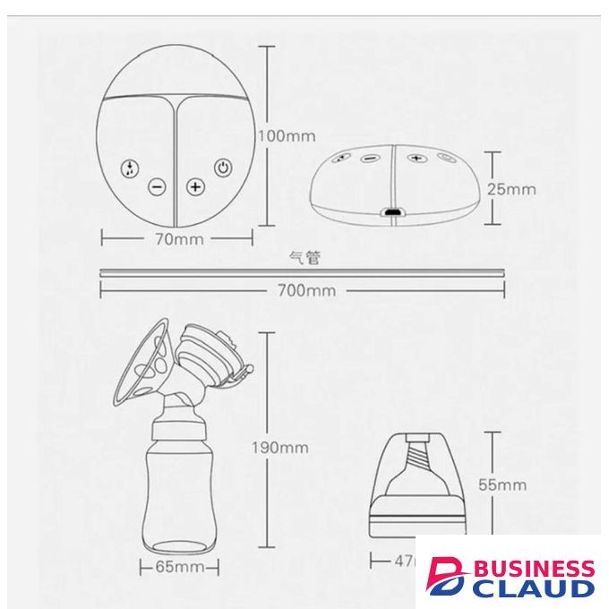 Electric Breast Feeding Pump - 1 Pc