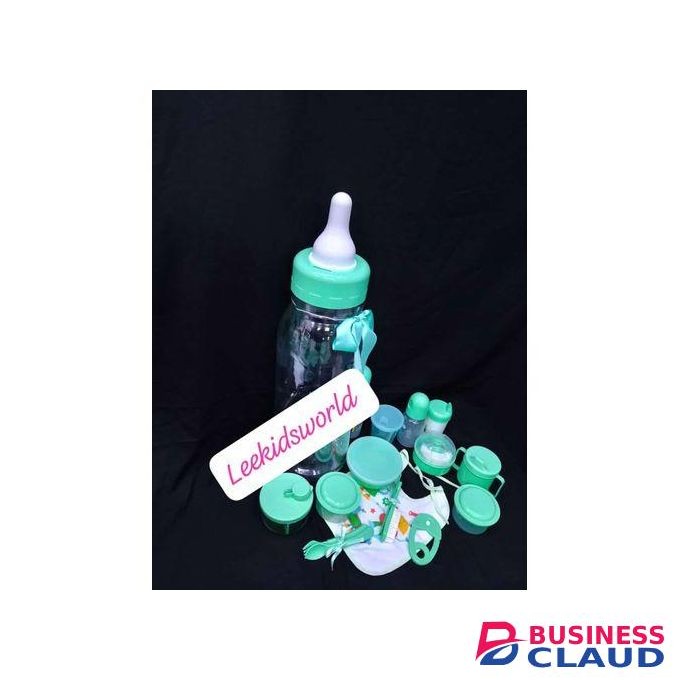 Baby Bottle Bank Gift Set