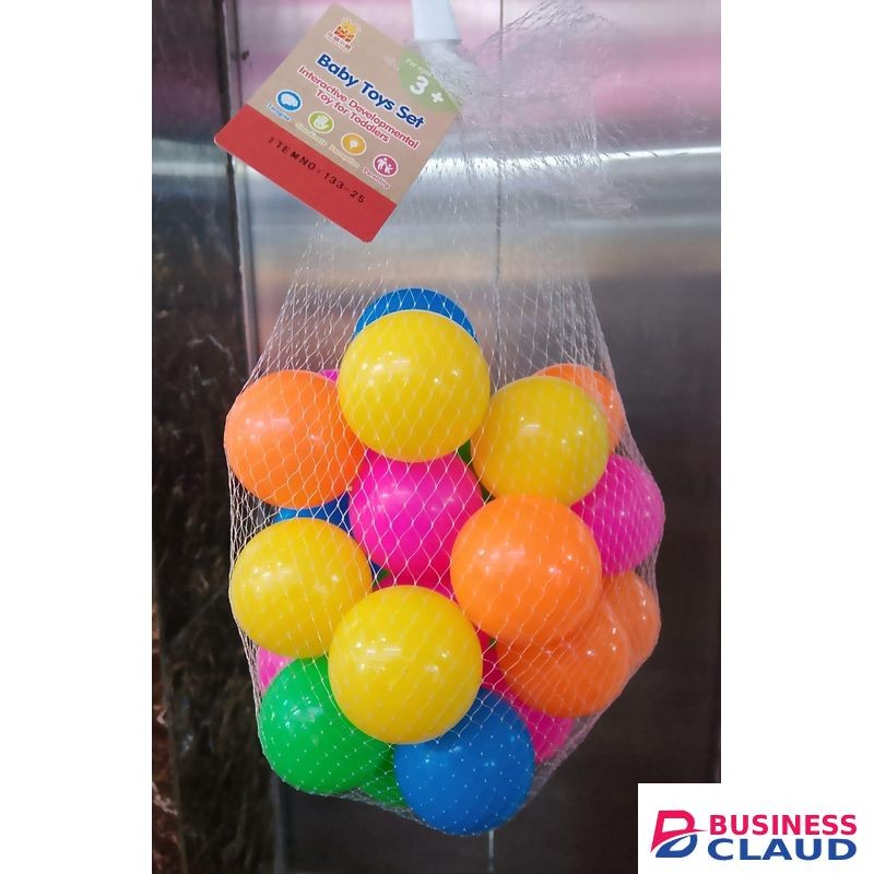 30 pieces Soft Thickened Plastic Balls Pit Balls for Kids Pool Water Toy Balls