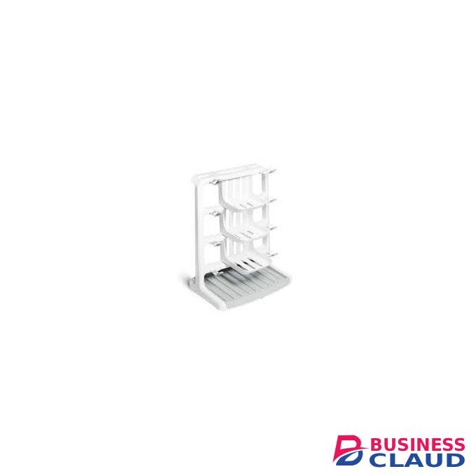 Munchkin Tidy Dry Space Saving Baby Bottle Drying Rack, White,