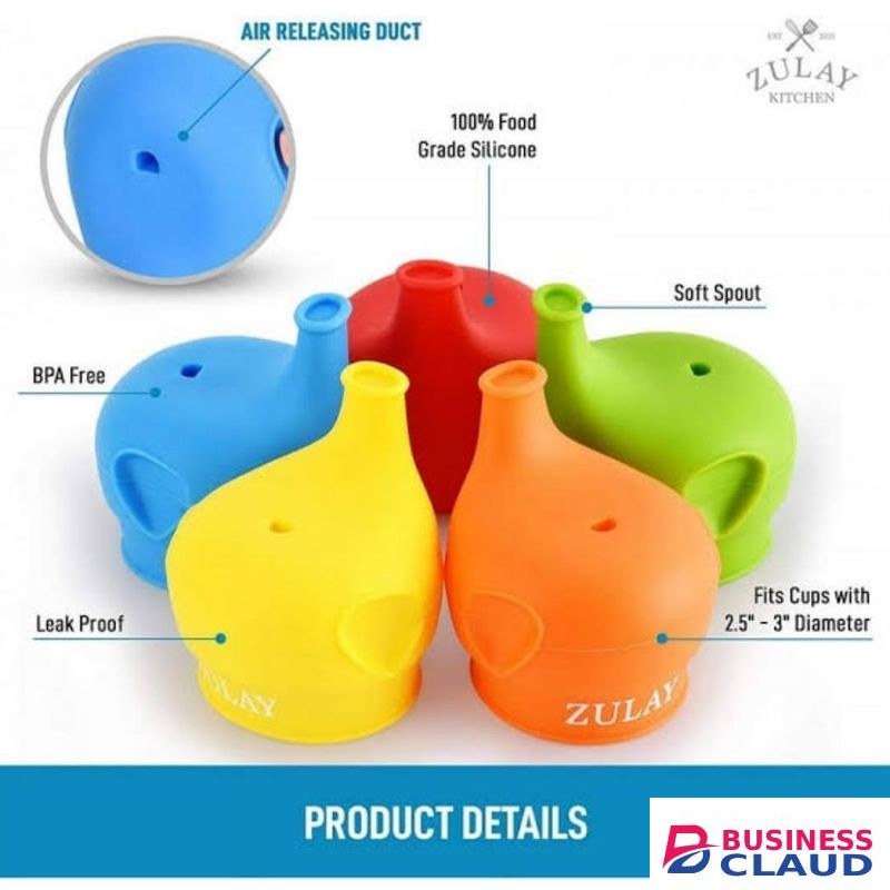 Silicone Sippy Cup Lid – Spill & Leak Proof Universal Cup Cover for Babies & Toddlers