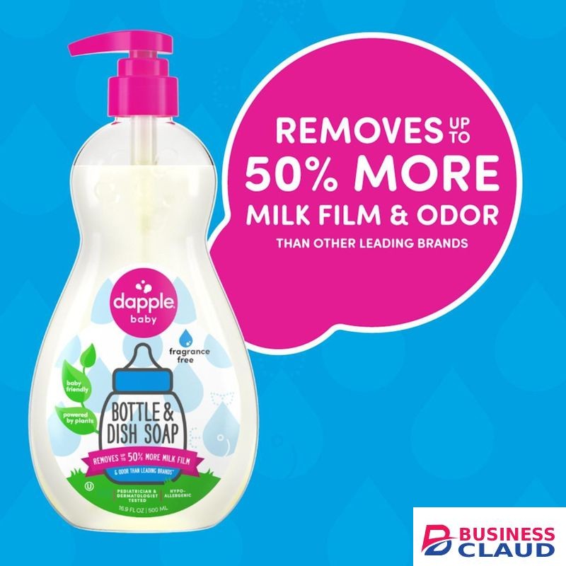 Dapple Baby Bottle and Dish Soap – 500ml x 3 Pack