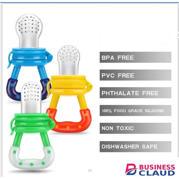 3 PCS Baby Fresh Fruit Food Feeder Pacifier
