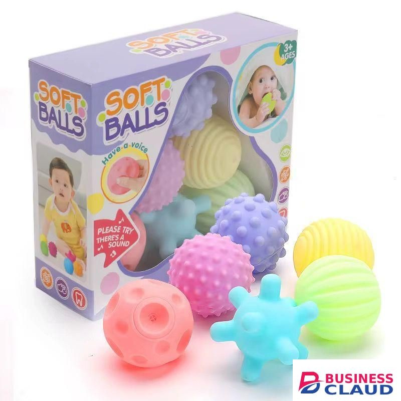 Baby Soft Balls Sensory Set – Textured & Sound Balls (3M+)