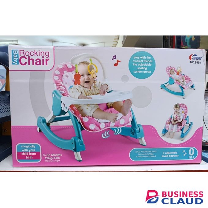 KEHONGSHENG rocking chair used as rocker,toddler seat,feeding tray,grows with baby from newborn to toddler