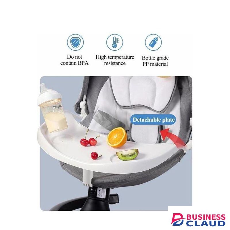 3 in 1 Electric Swing with Feeding Tray Suitable for Newborn to 3yrs Remote Controlled