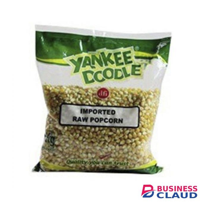 Yankees Raw Popcorn Kernels 1kg Premium Yellow Popcorn for Perfect Homemade Popcorn Non-GMO, No Additives