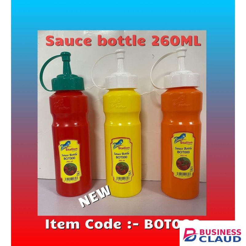 STALLION 260ml Sauce Bottle For Storage And Serving