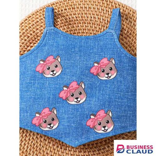 Catpapa Exclusive Perks for Loyal Customers!3-24Months Baby Boys Vest With Ankle-tied Pants Cartoon Printing