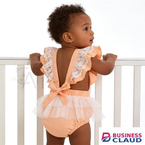 Catpapa Exclusive Perks for Loyal Customers!0-24Months Baby Girls Lace Neck Bodysuit