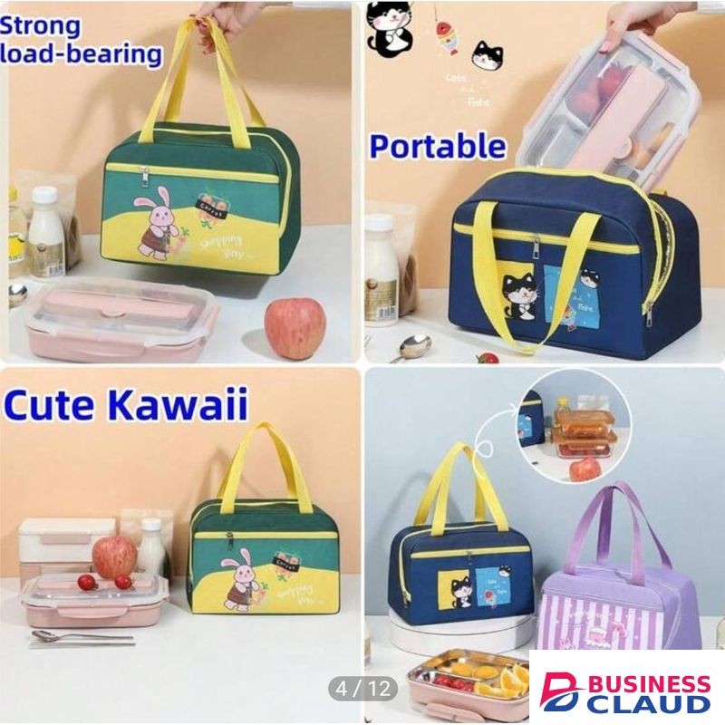 Oxford Cloth Insulated Lunch Bag For kids