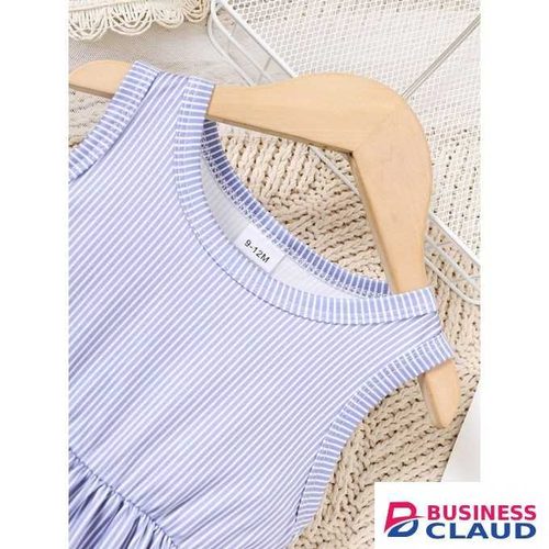 Catpapa Sweet Summer Dress For Baby Girls 0-3years: Sleeveless A-line Shift Dress - Purple