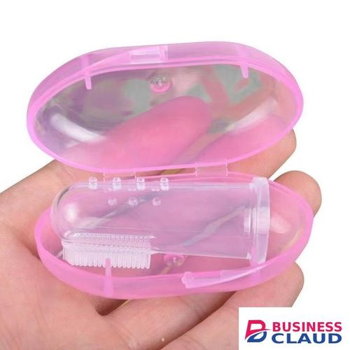 Baby Silicone Finger Cover Deciduous Teeth With Box Brush Baby Training Toothbrush Baby Tongue Coating Cleaning