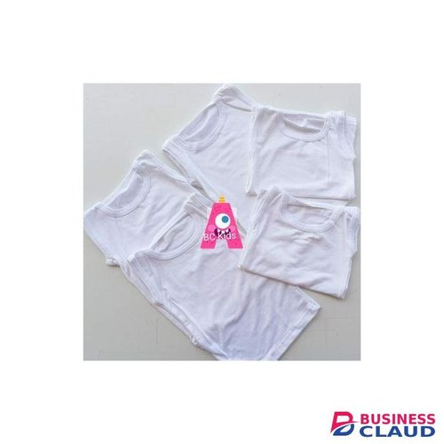 6PCs Pure Cotton New Born Baby Vest