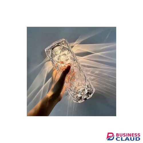 Modern USB LED Rechargeable RGB Table Lamp 3D Art Crystal Night Light Projector for Home Hotel Touch Control for DIY Decorations