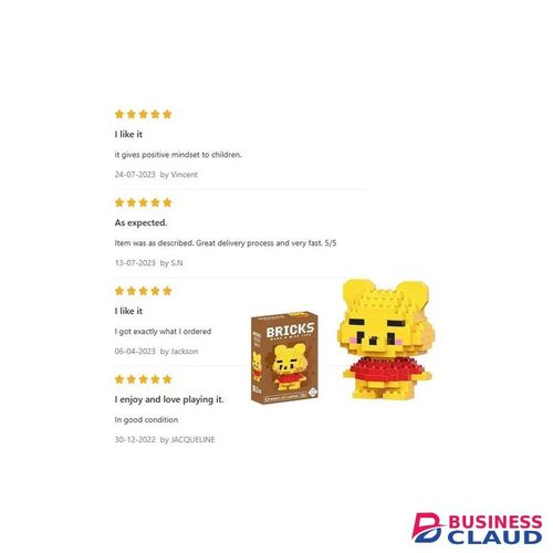 Honey Bear doll mini building baby toy-6 years+