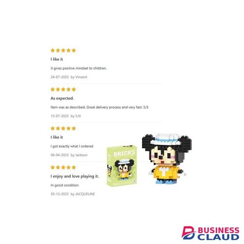 Cute Mouse doll mini building baby toy