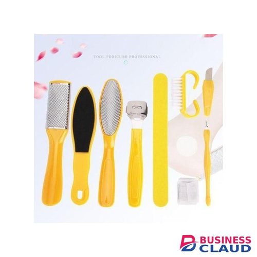 PEDICURE SET 10pc Foot File Kit Scraper Nails Feet Care Tools For