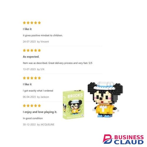 Cute Mouse boy doll mini building baby toy-6 years+