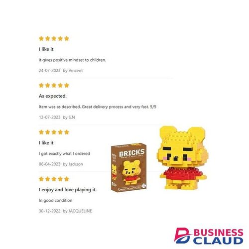 Honey bear doll mini building baby toy
