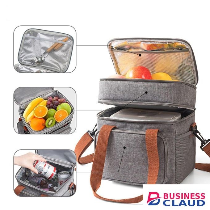 Rivilas Branded 2 Layer Insulated Food Bag