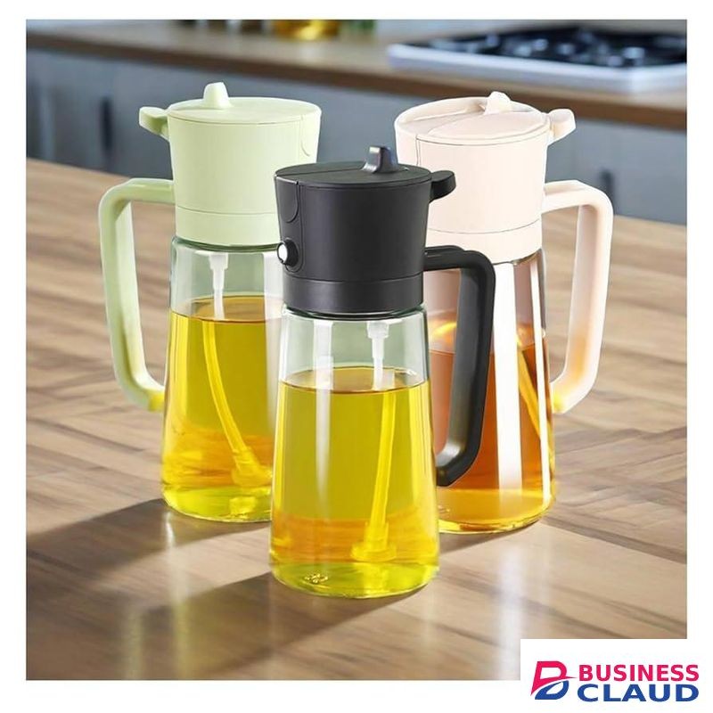 2 way 450ml spray or pour glass oil dispenser