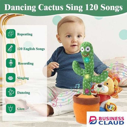 Singing And Dancing Recording Cactus Creative Plush Toy