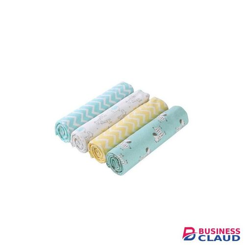 4 In 1 Cotton Flannels / Receiving Blankets (ASSORTED PRINTS AND FLOWERS)