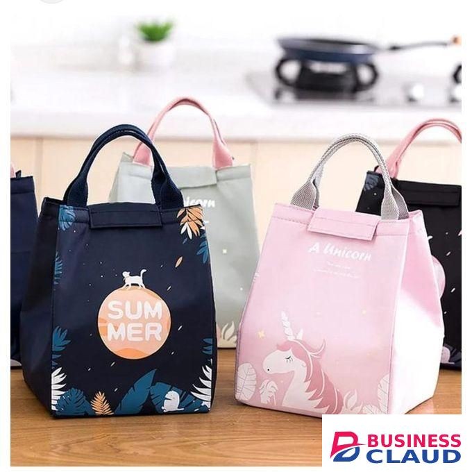 simple unicorn insulated lunch bag